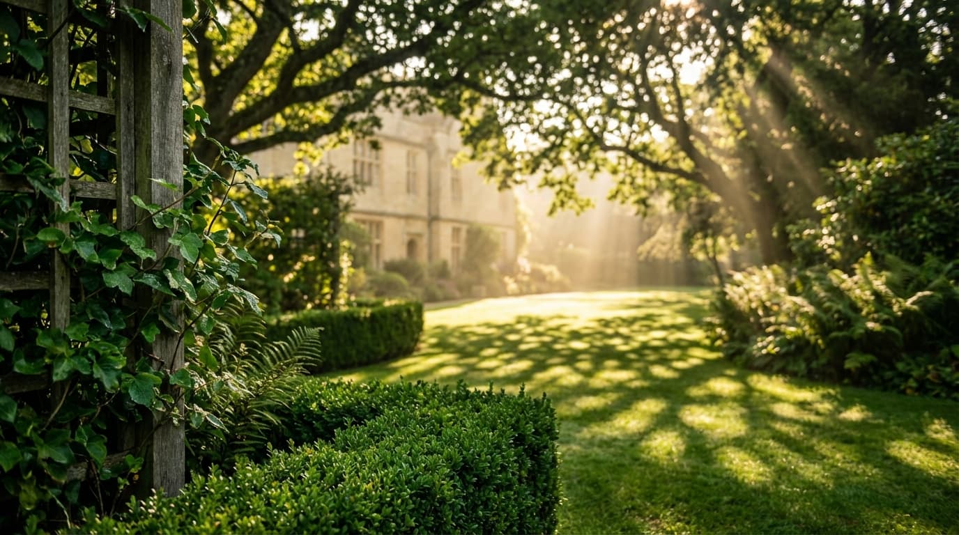Well-maintained Toronto front yard with neatly trimmed hedges